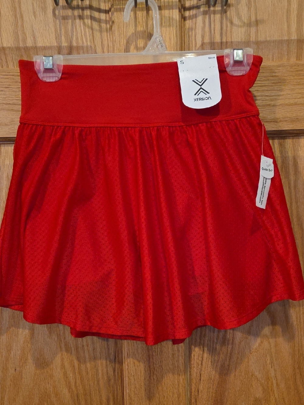 Xersion Women's Red Circle Skater Skort